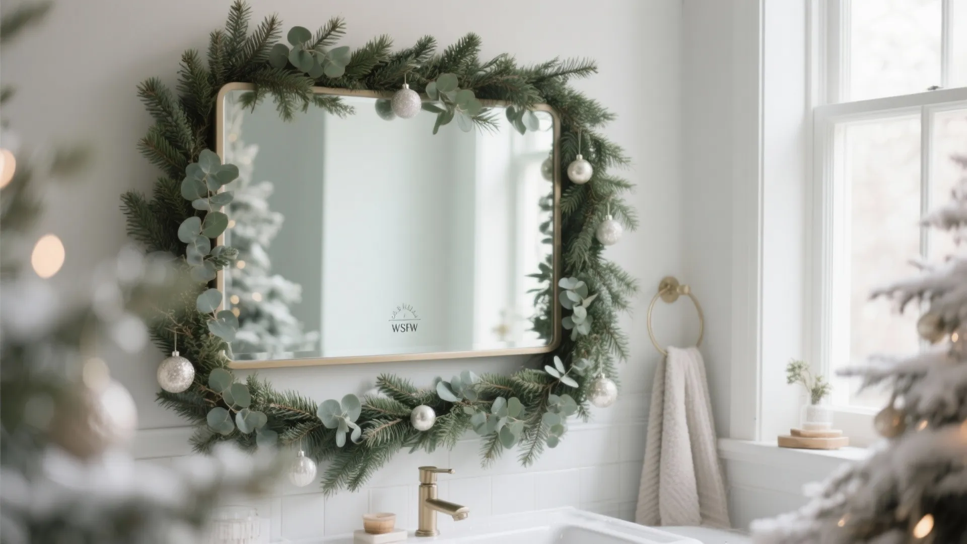 2. Winter Greenery Garland