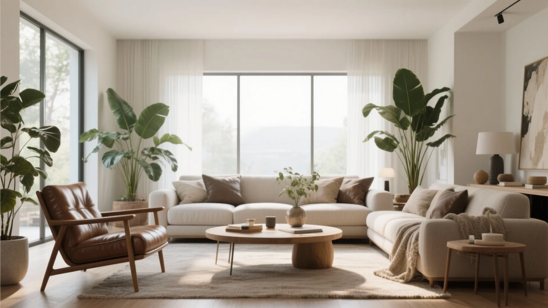 9. Greenery to Freshen the Look