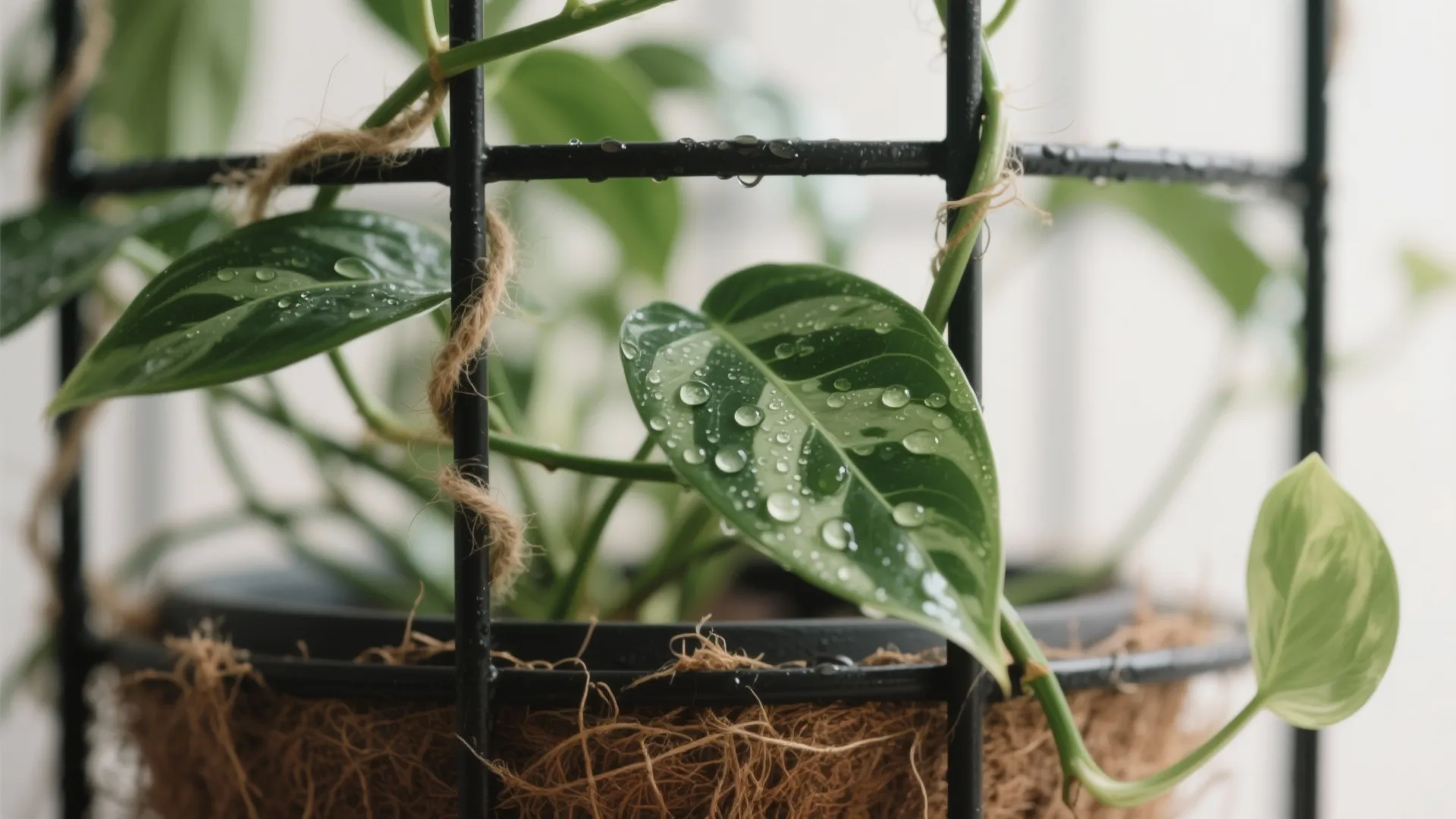 Vertical greenery for tiny balconies
