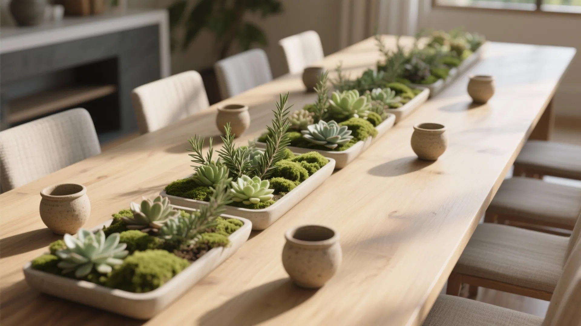 Greenery Runs: A Living Table Runner