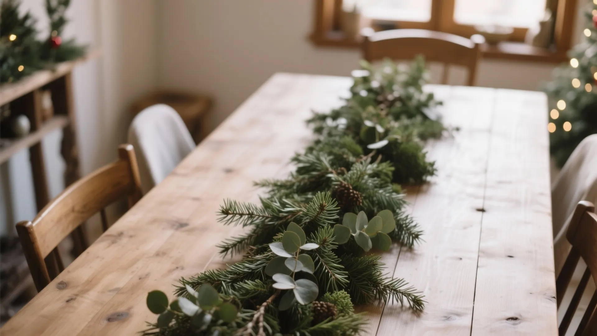 2. Natural Greenery Runner