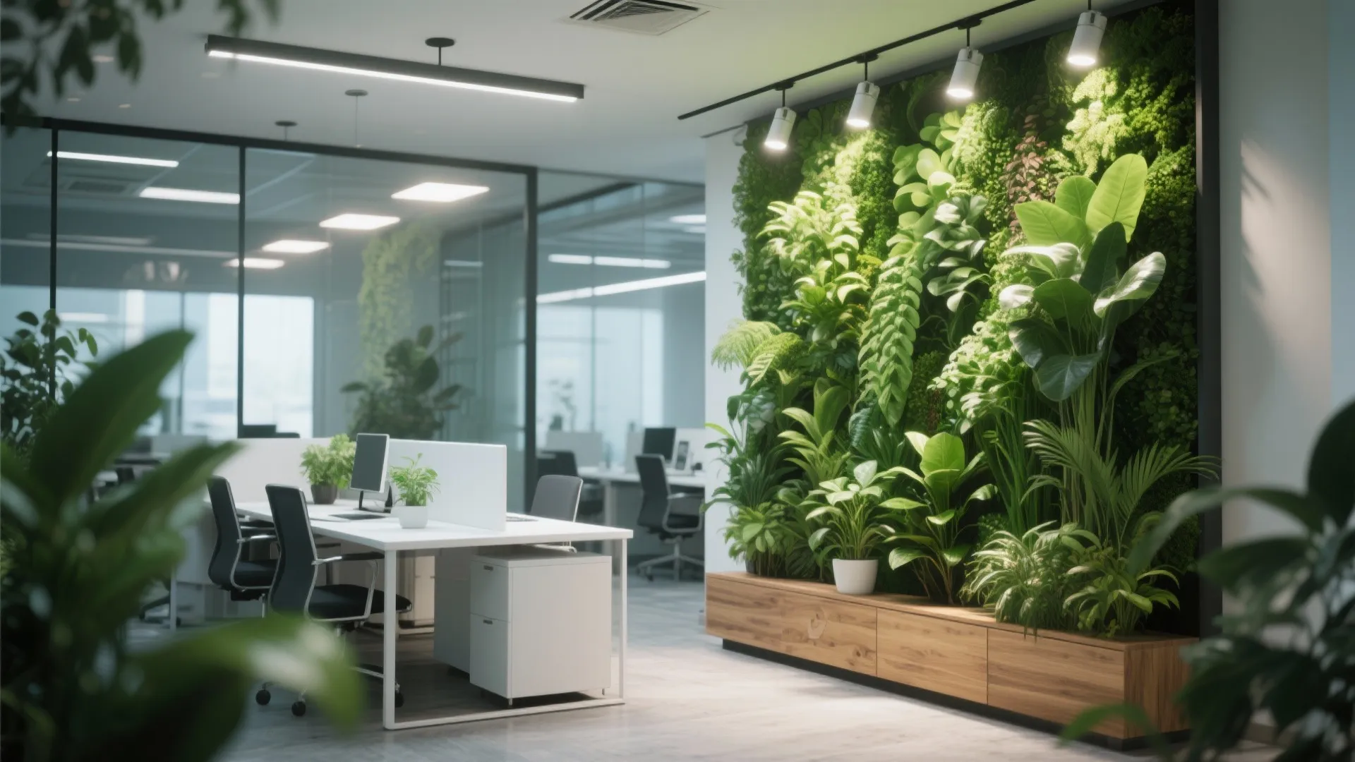 Highlight Greenery with Spotlights