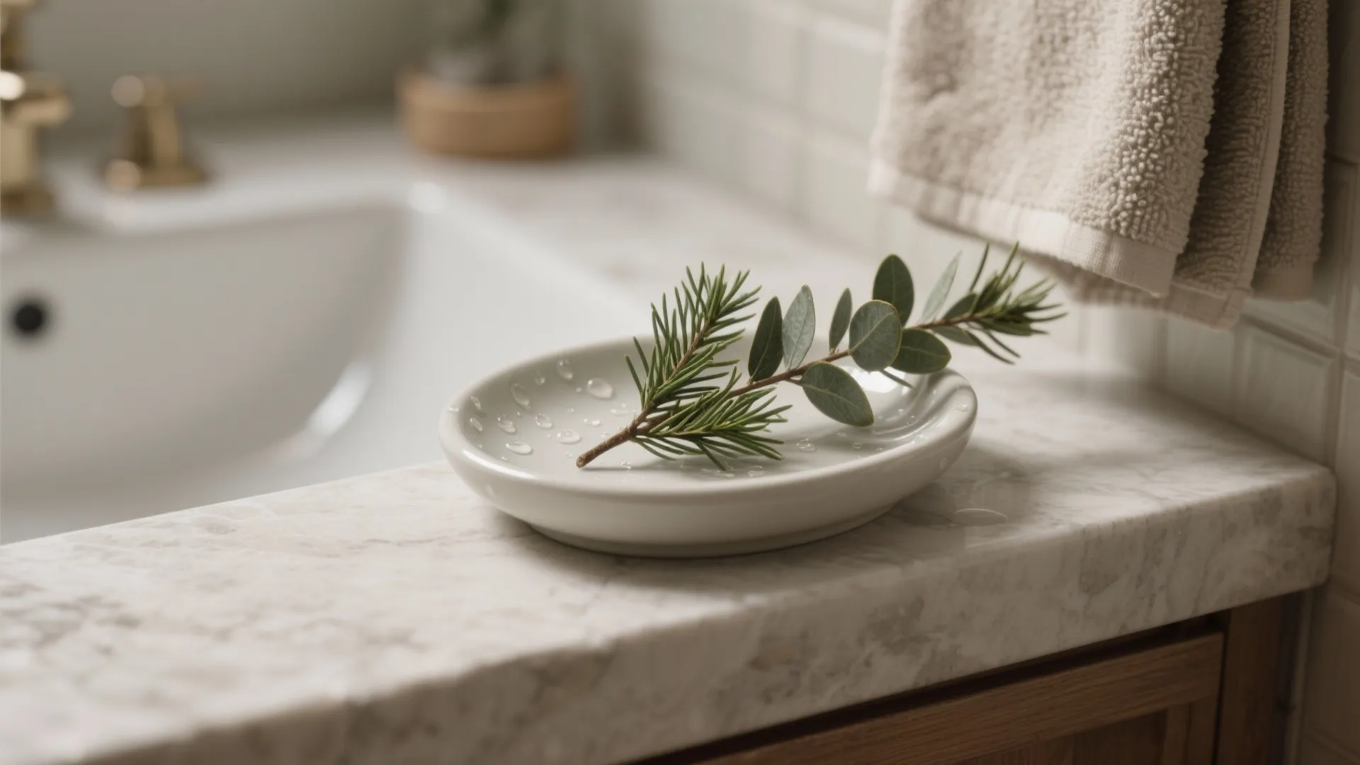 3. Subtle Greenery, Scents, and Texture