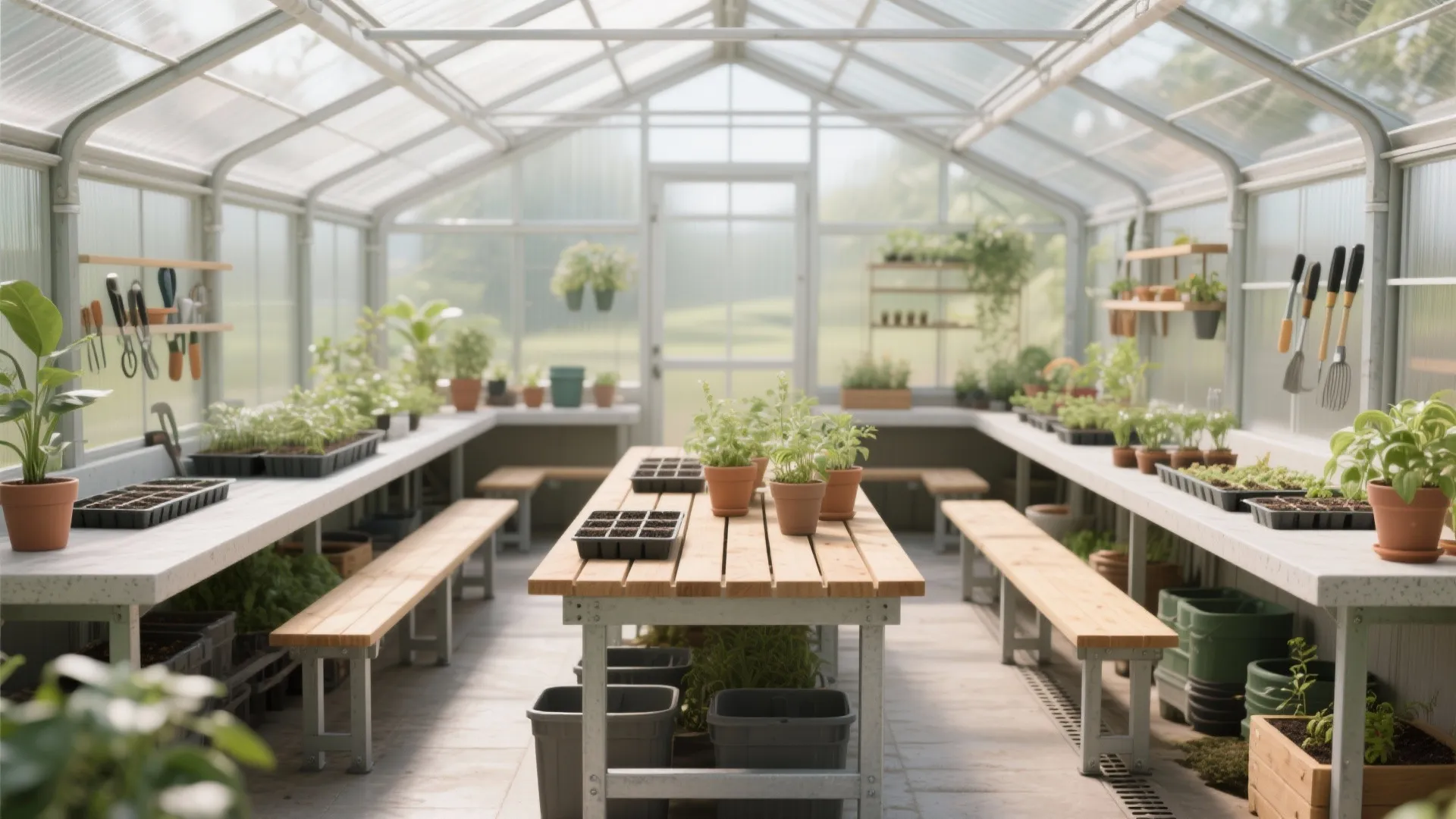 Greenhouse Tables DIY: Build Your Own Functional Plant Benches: 1 Minute to Plan & Build the Perfect Greenhouse Table