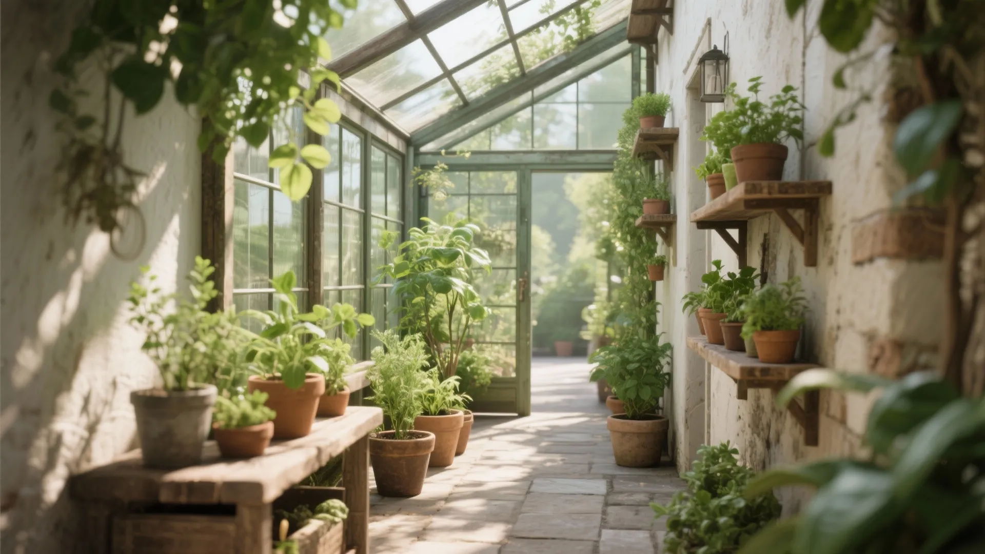 2. Breezeway as a Mini Greenhouse