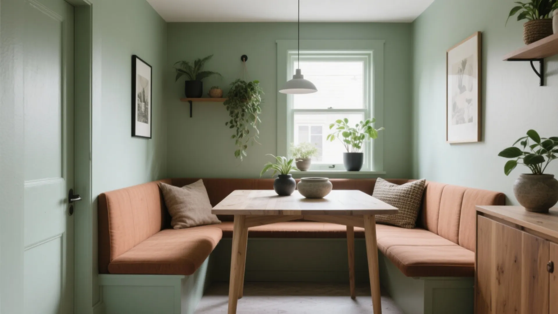 Nature-Inspired Greens and Clay Tones