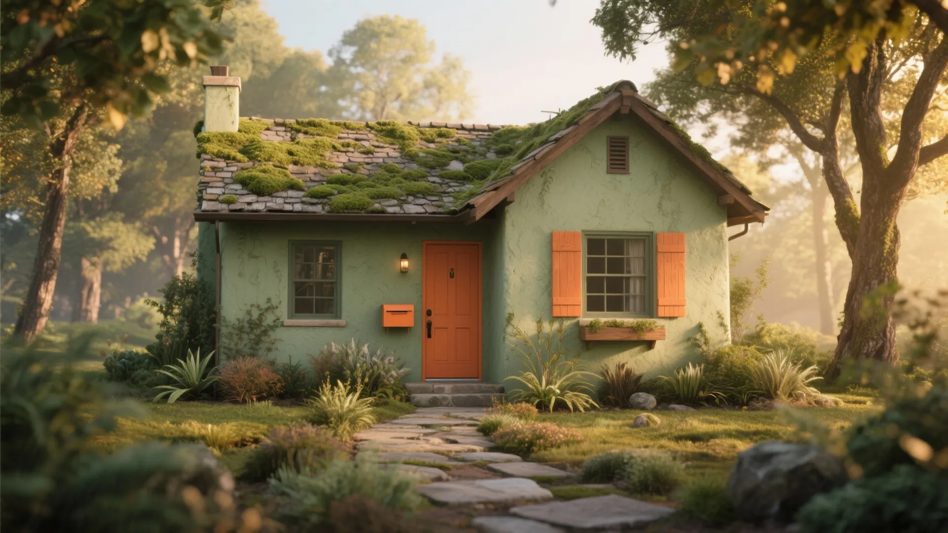 2. Nature-Inspired Greens and Earth Tones