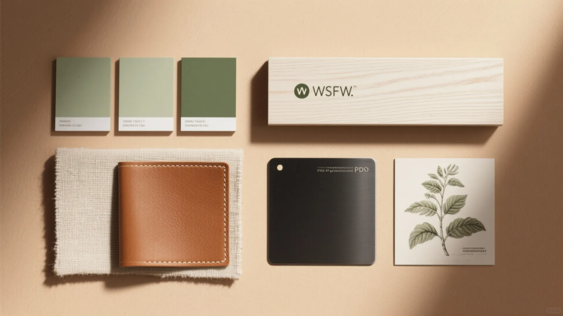 Biophilic Greens + Natural Wood