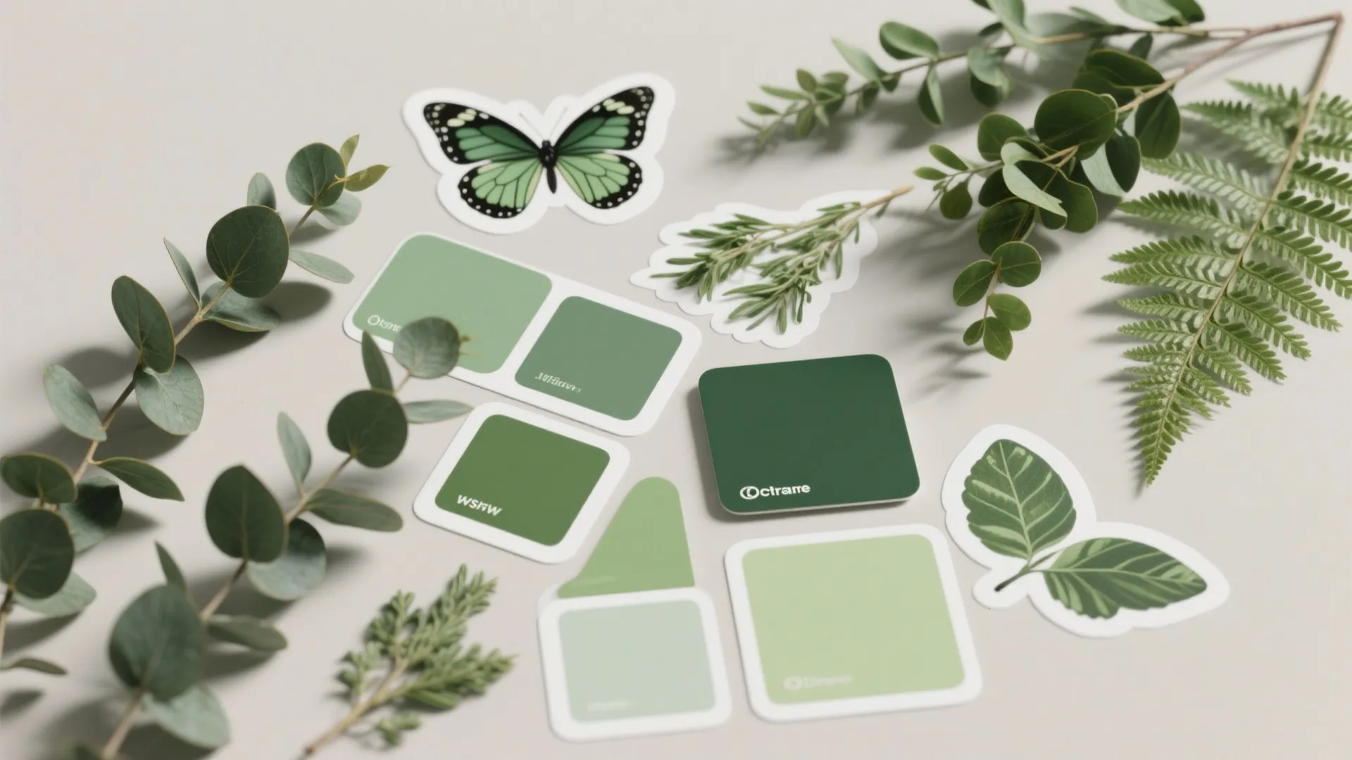 Botanical Pairing: Ferns, Herbs, and Gentle Mirrors