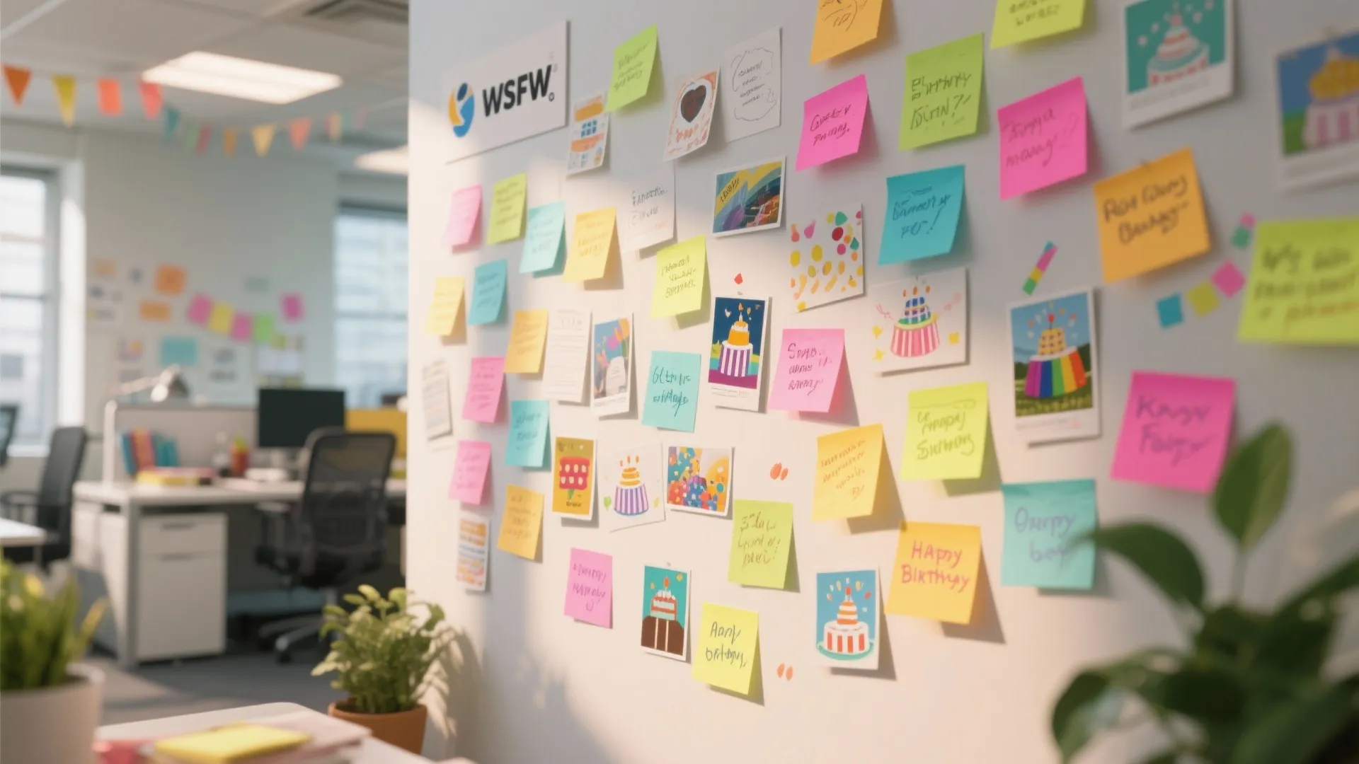 3. Group Greeting Card Wall