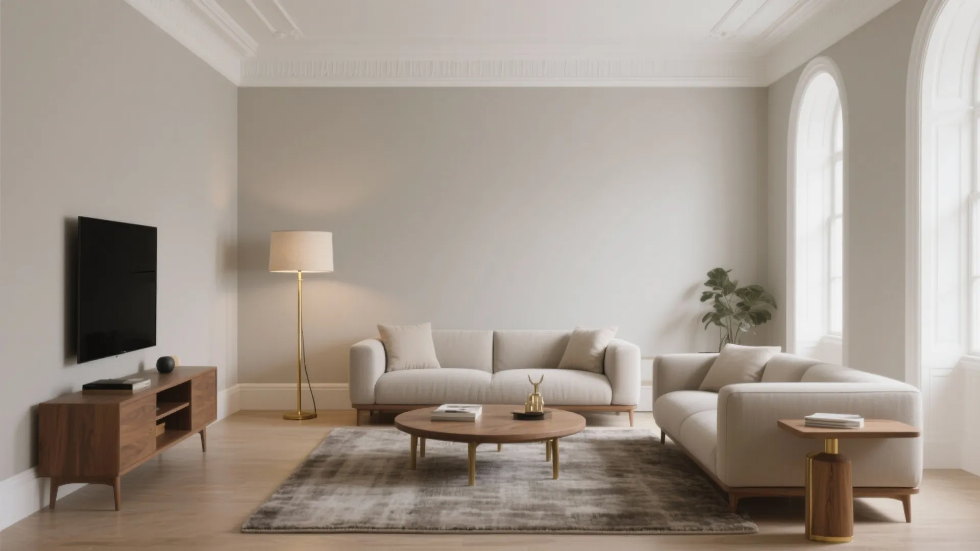 Greige Balance: Natural Hessian with Warm Whites