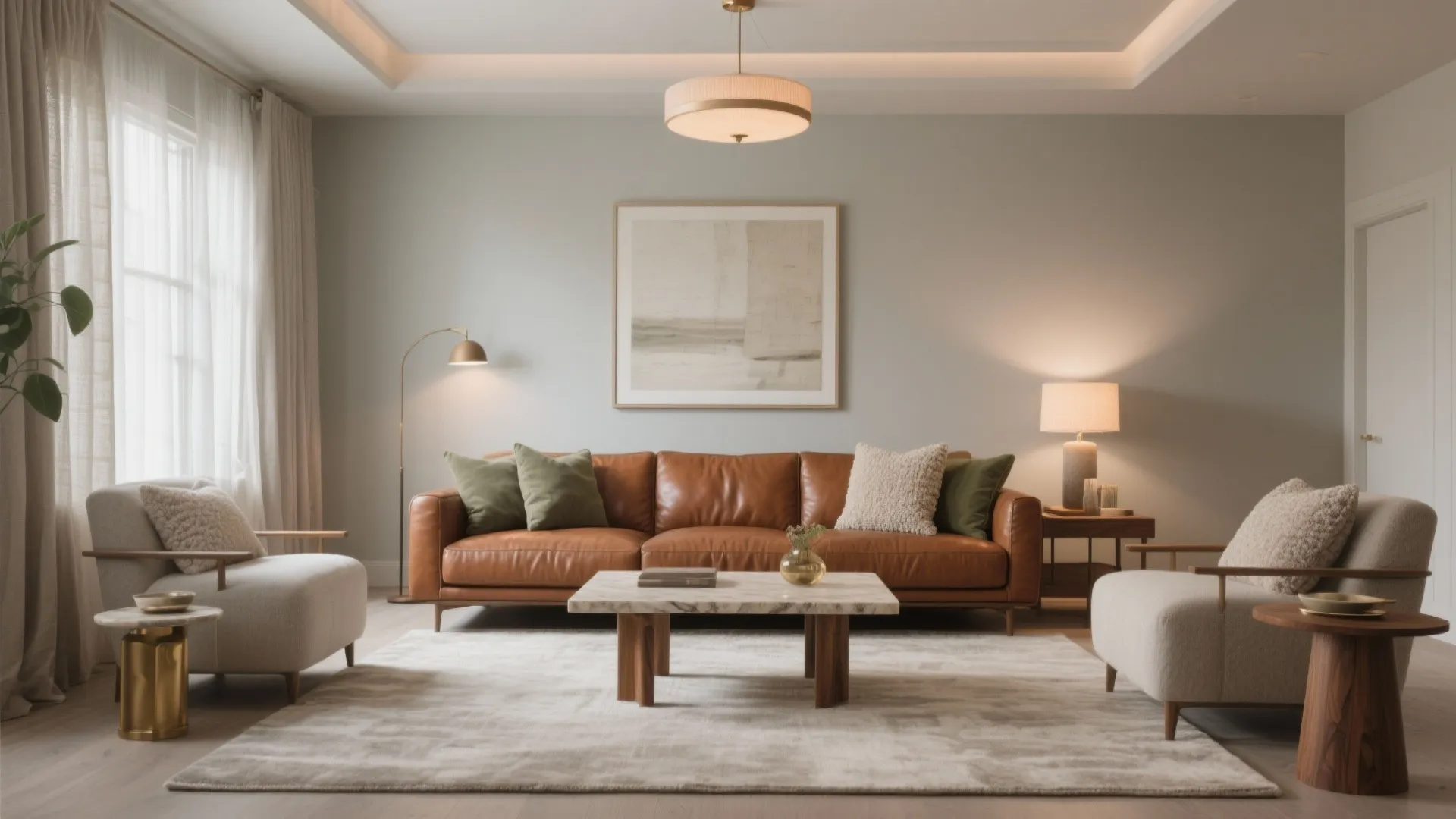 Greige Living Room with Brown Couch: The Ultimate Style Guide: Fast-Track Guide to Achieving a Greige Living Room in Minutes!