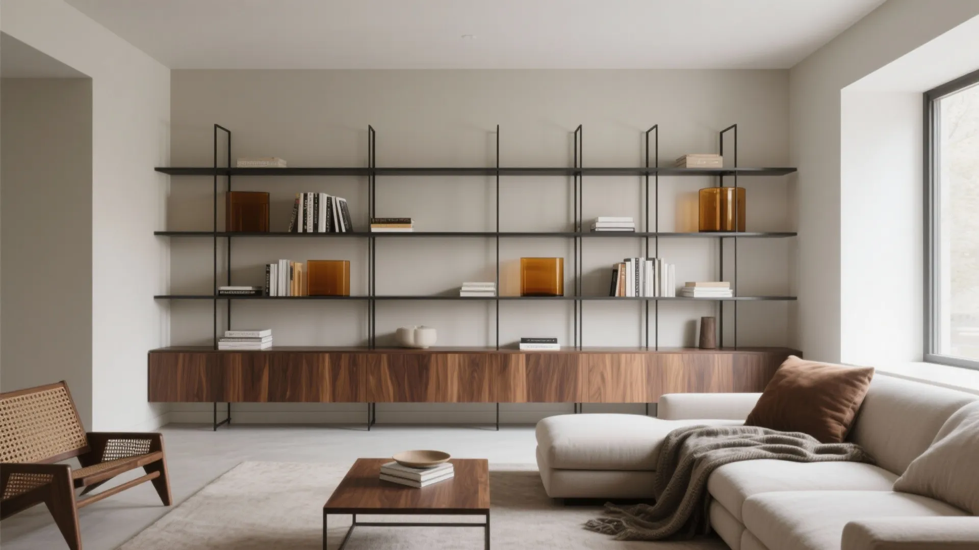 Contemporary Greys with Warm Textures (Greige to Charcoal)