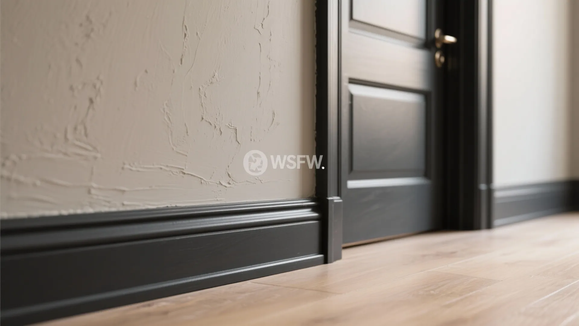 Greige Layers with Charcoal Trim