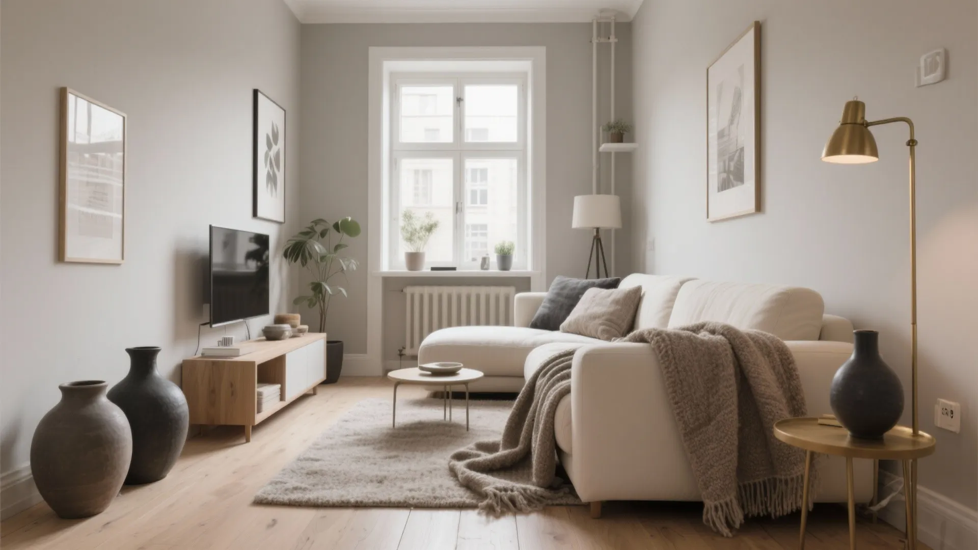 Warm Greige Walls with Layered Textures