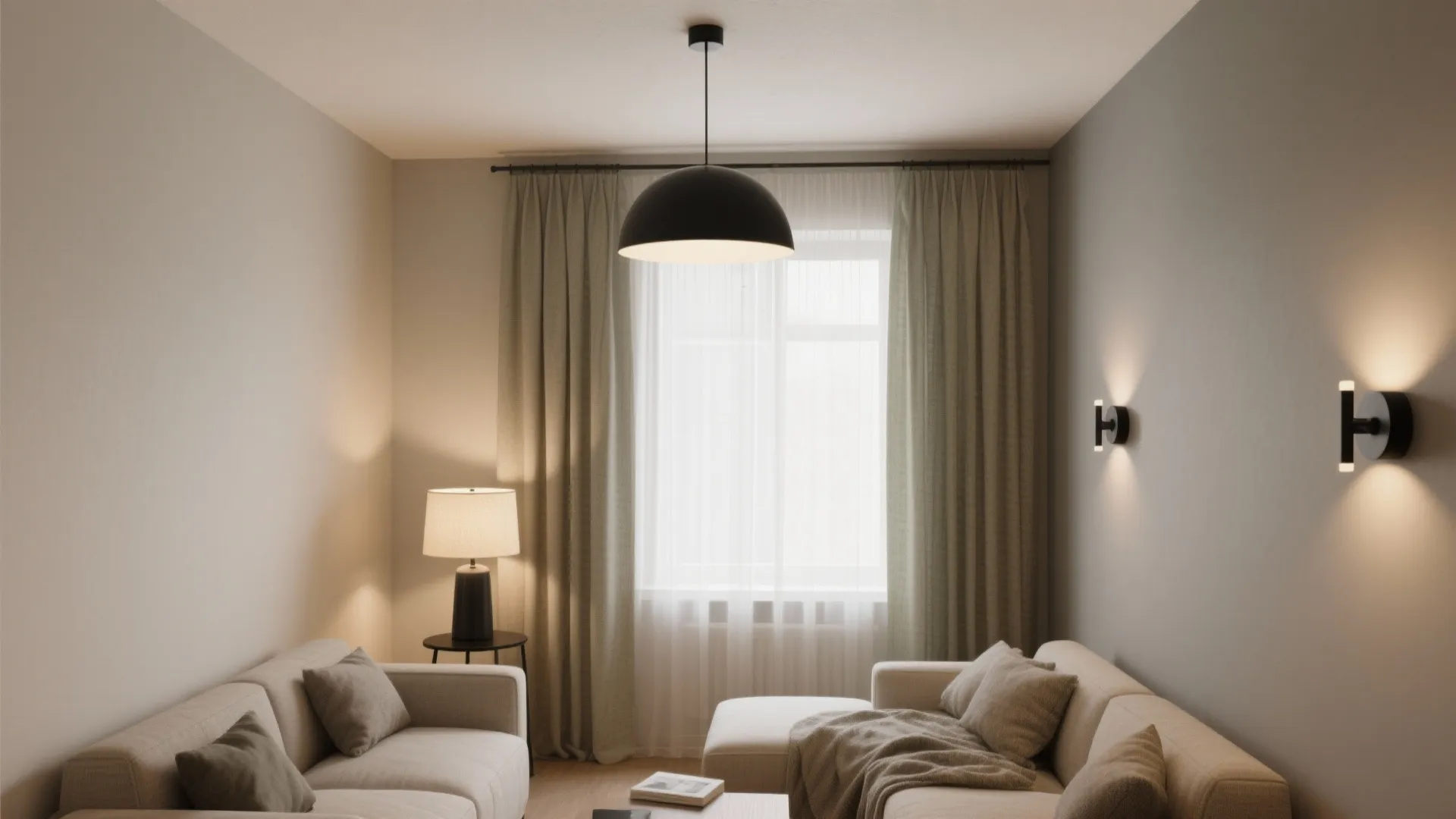 1) A Low-Contrast Palette and Layered Light