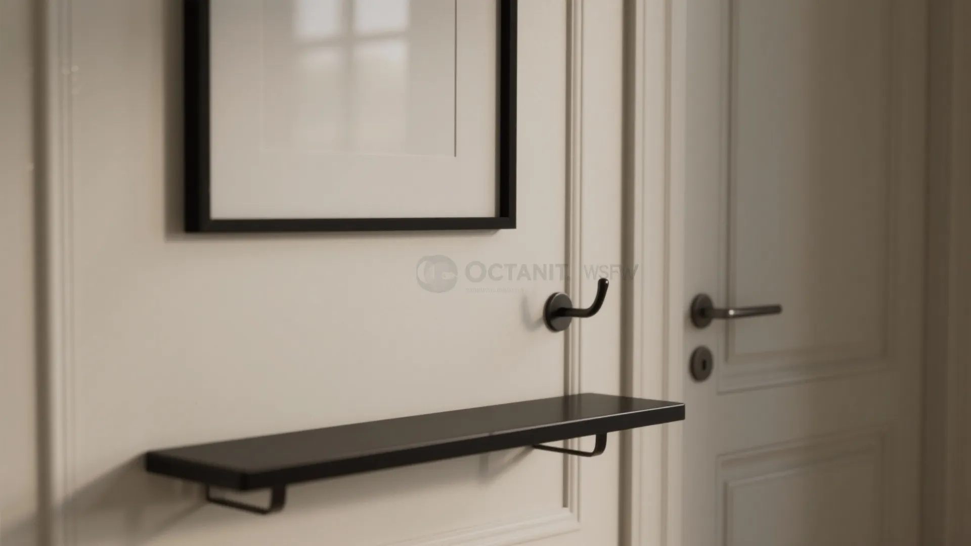 Greige Drenching with Black Linework