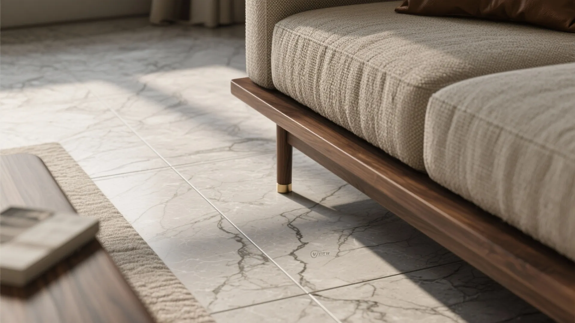 Earth-Tone Greige Granite with Subtle Veining