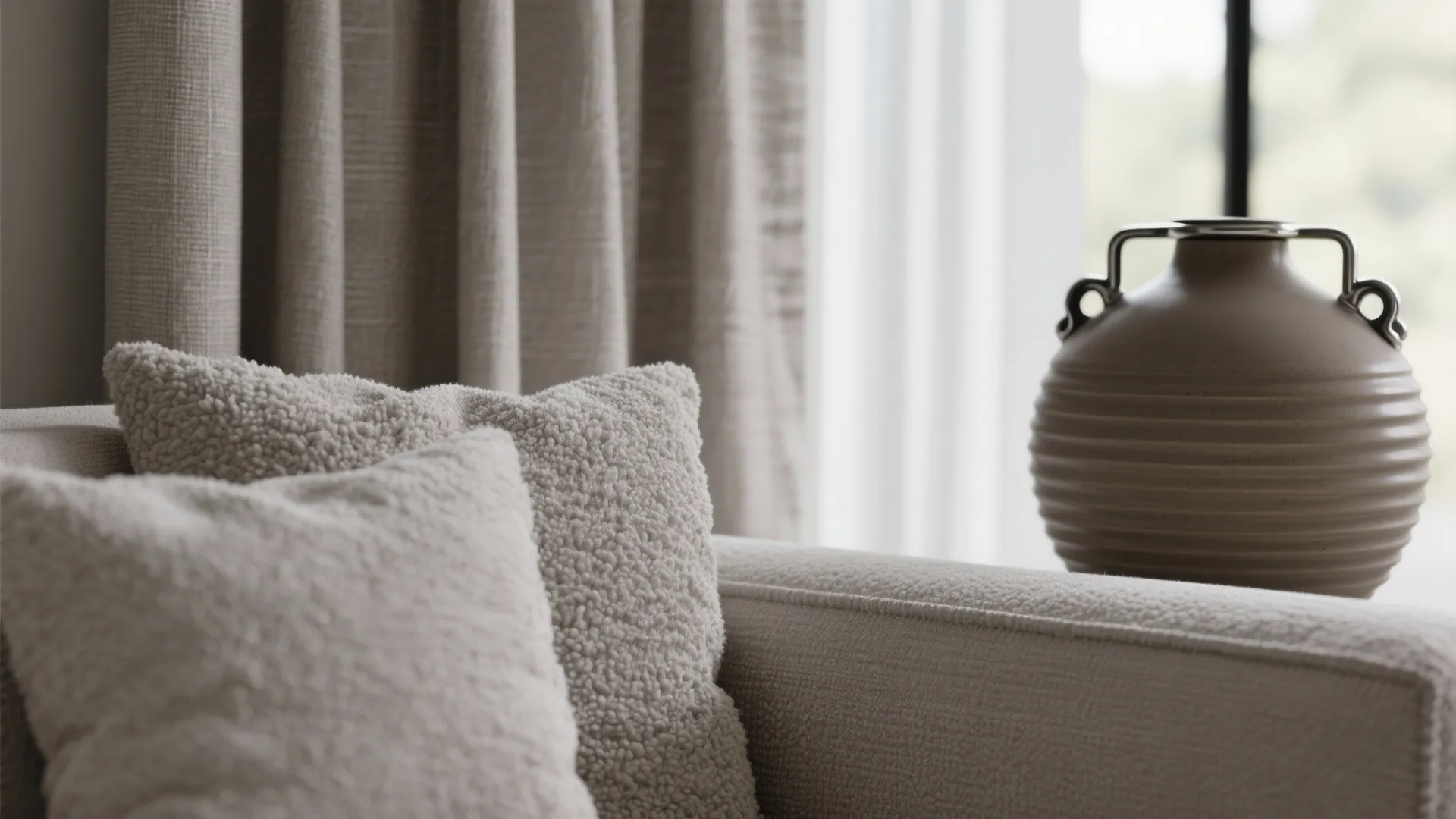 Monochrome Greige Layering for Soft Depth