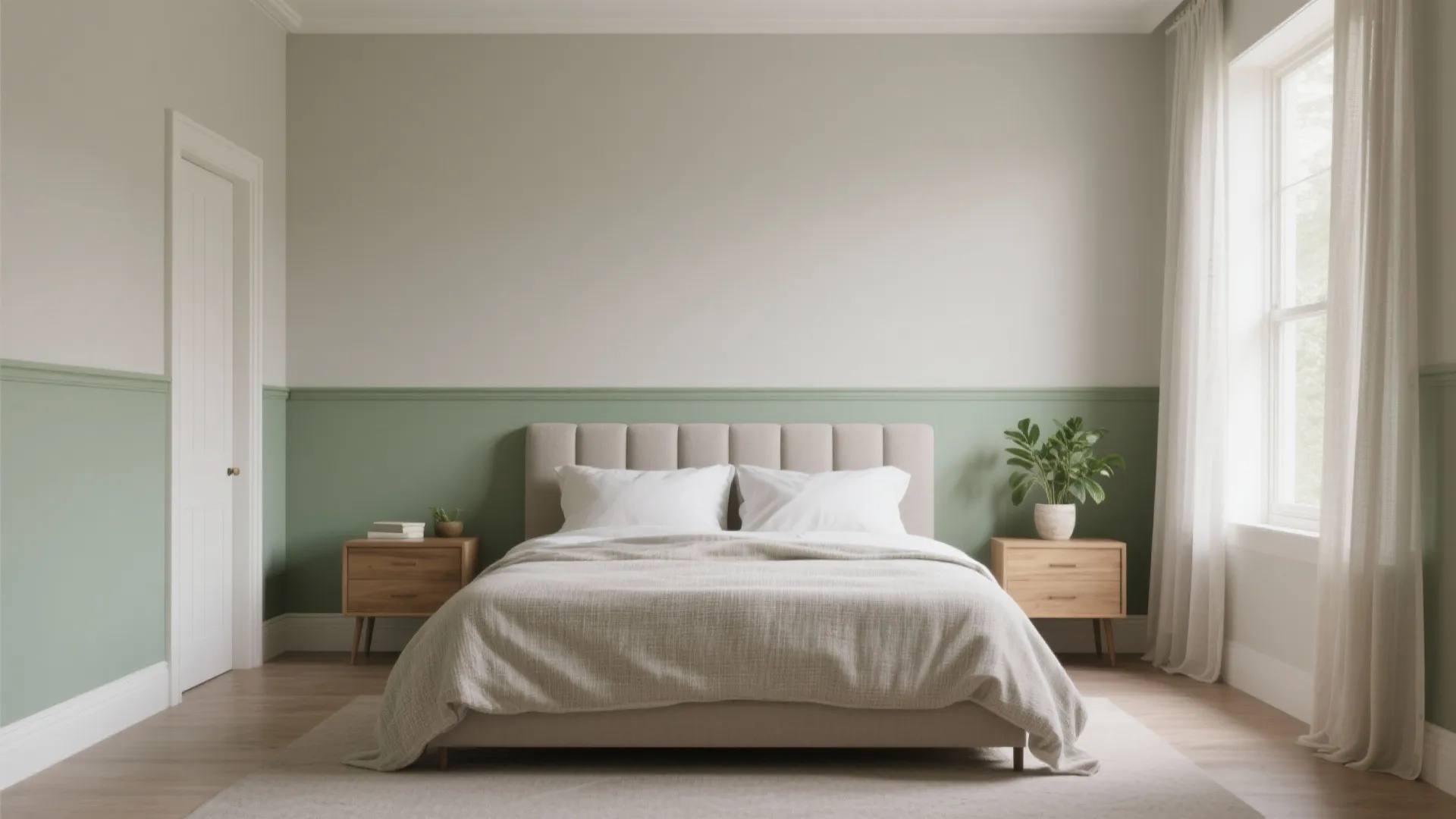 Calming Neutrals: Greige + Sage Green
