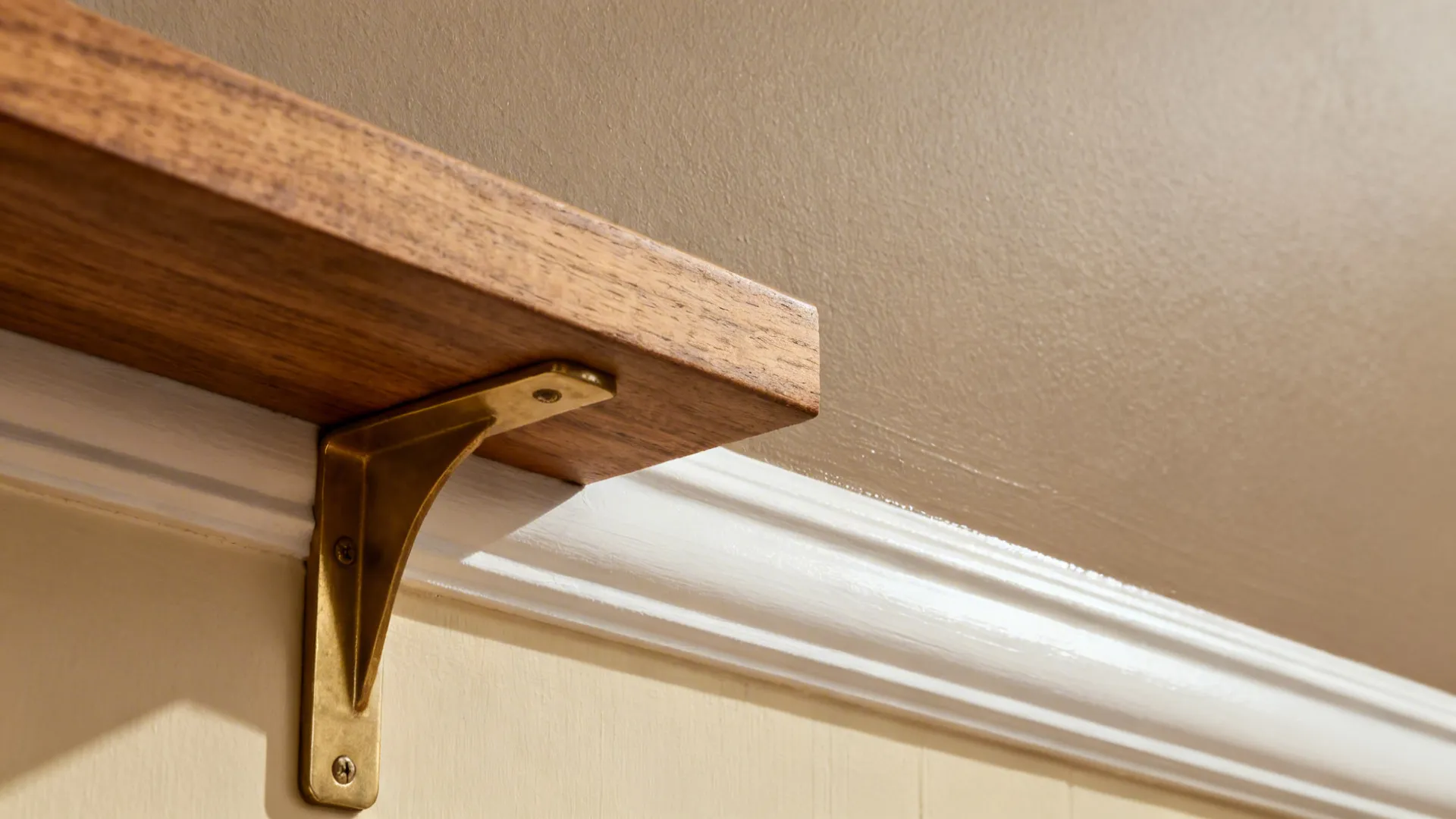 1) Warm Greige Feature Wall with Satin Finish