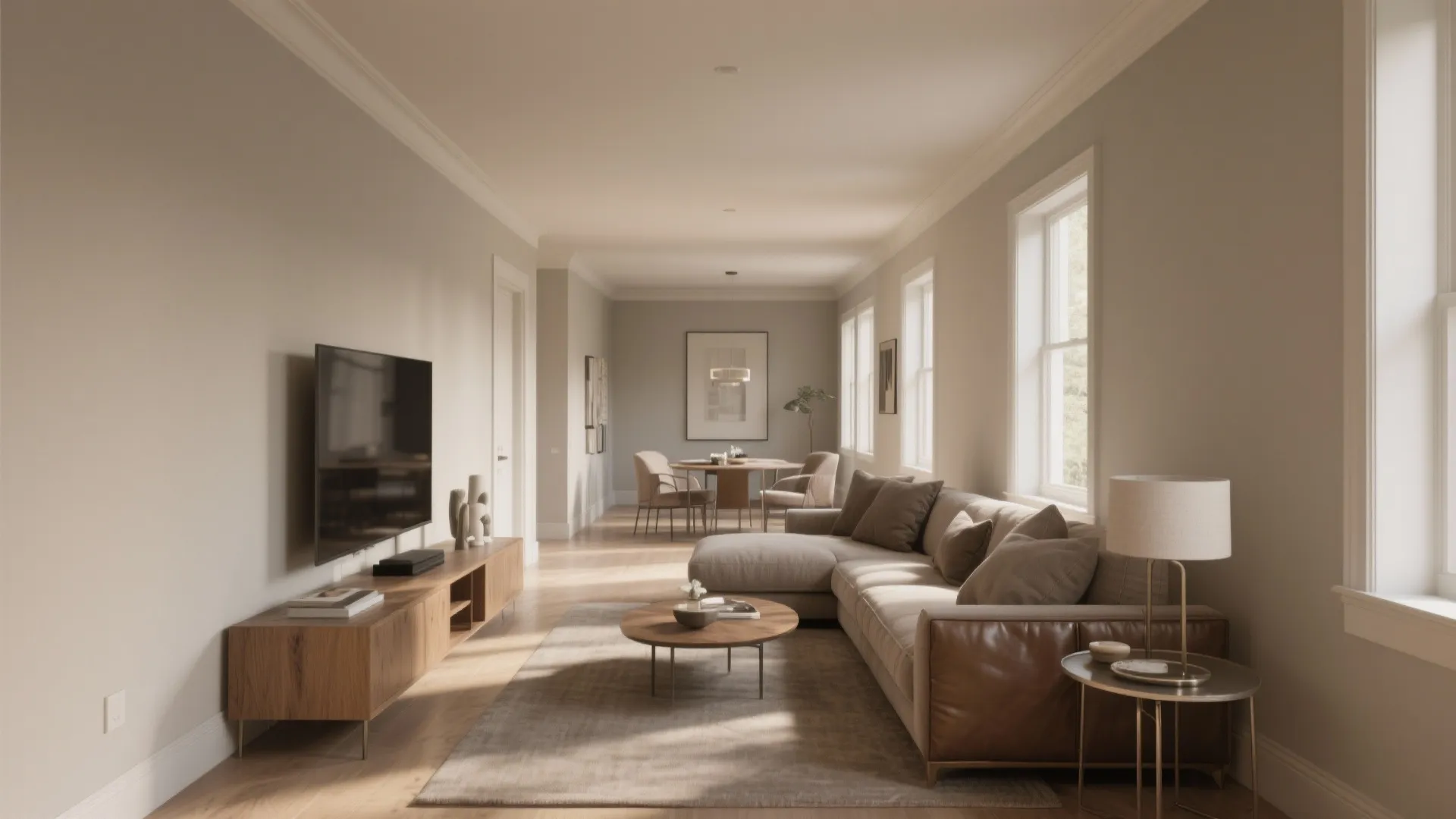 Warm Greige and Taupe for Cozy Volume