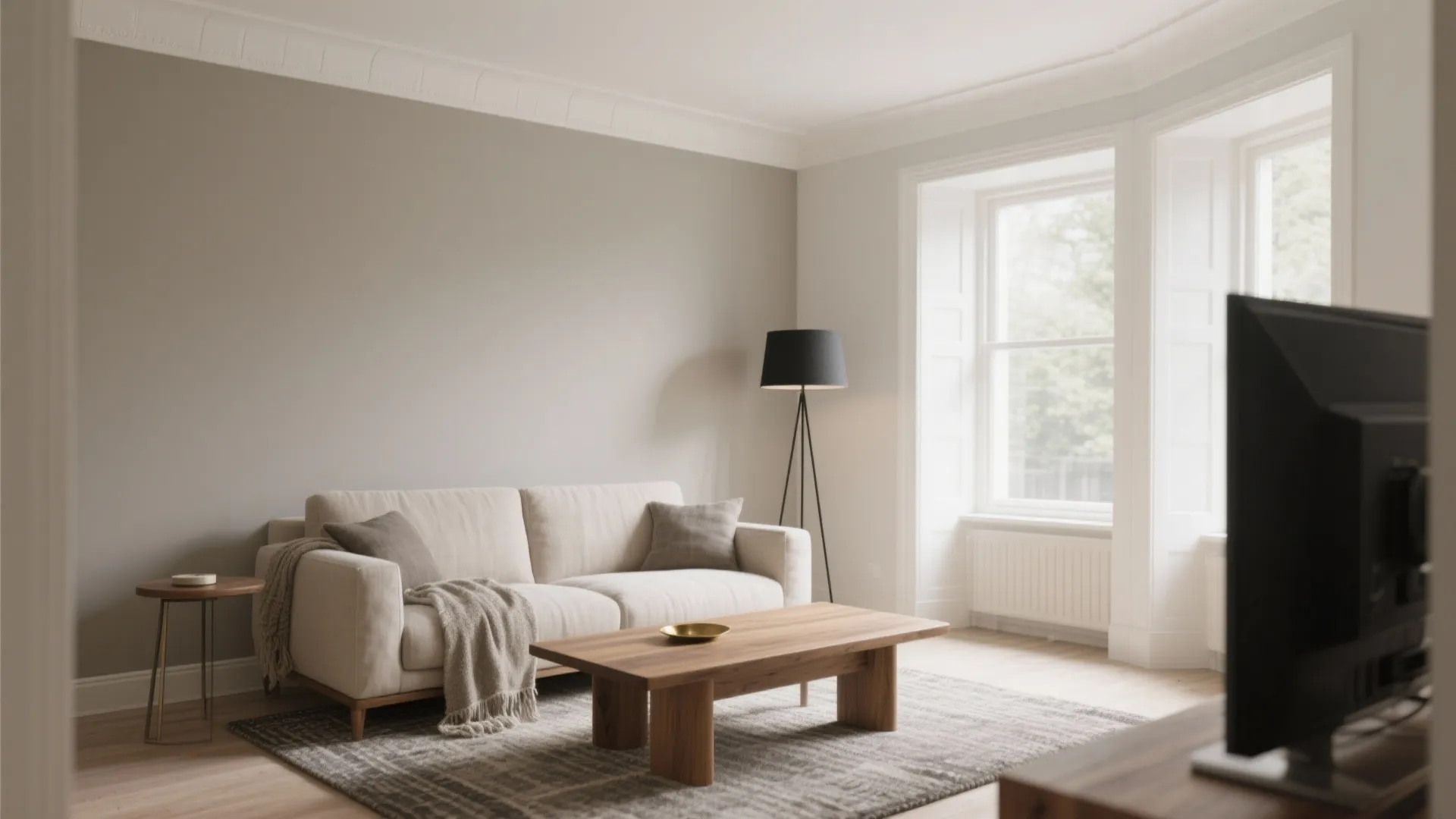 Soft Neutral Layering (Greige + Warm White)