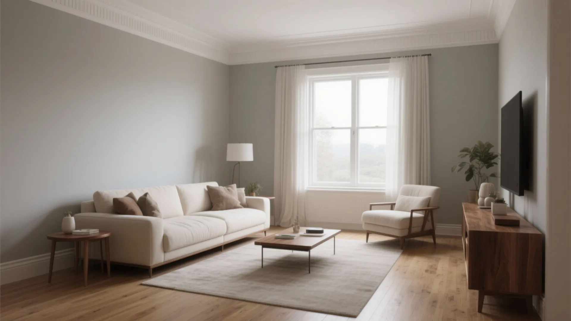 Greige + Warm White for North-Facing Calm