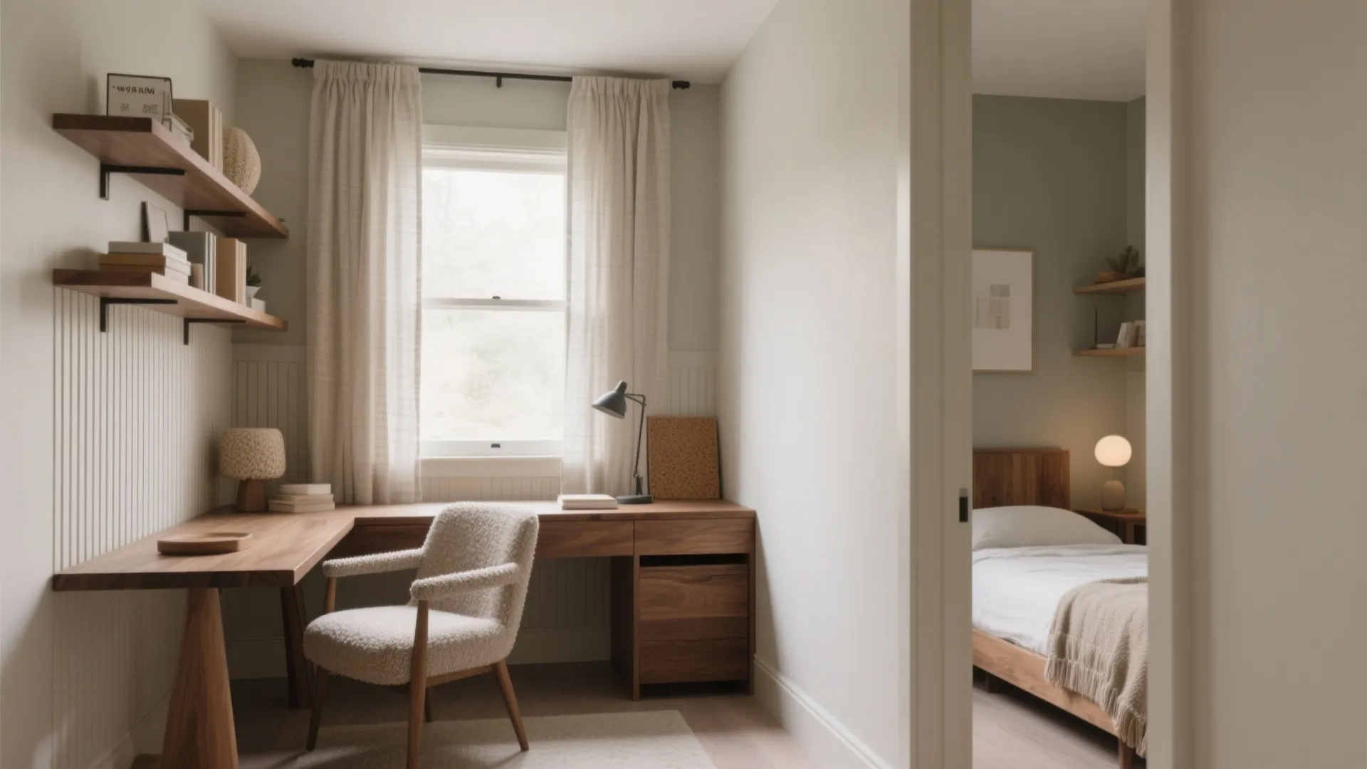 Warm Neutrals With Wood for Comfort