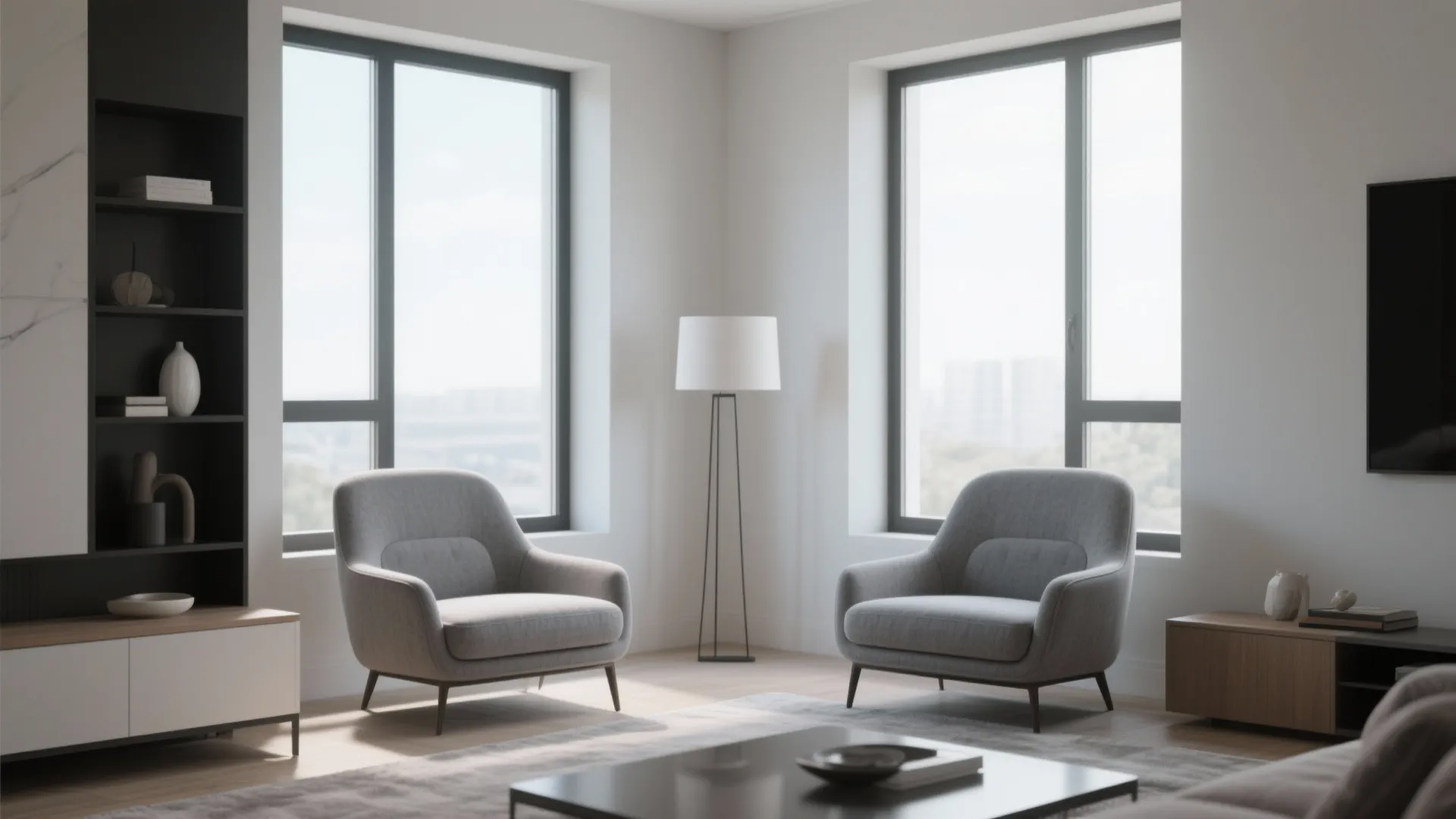 9. Grey Accent Chairs