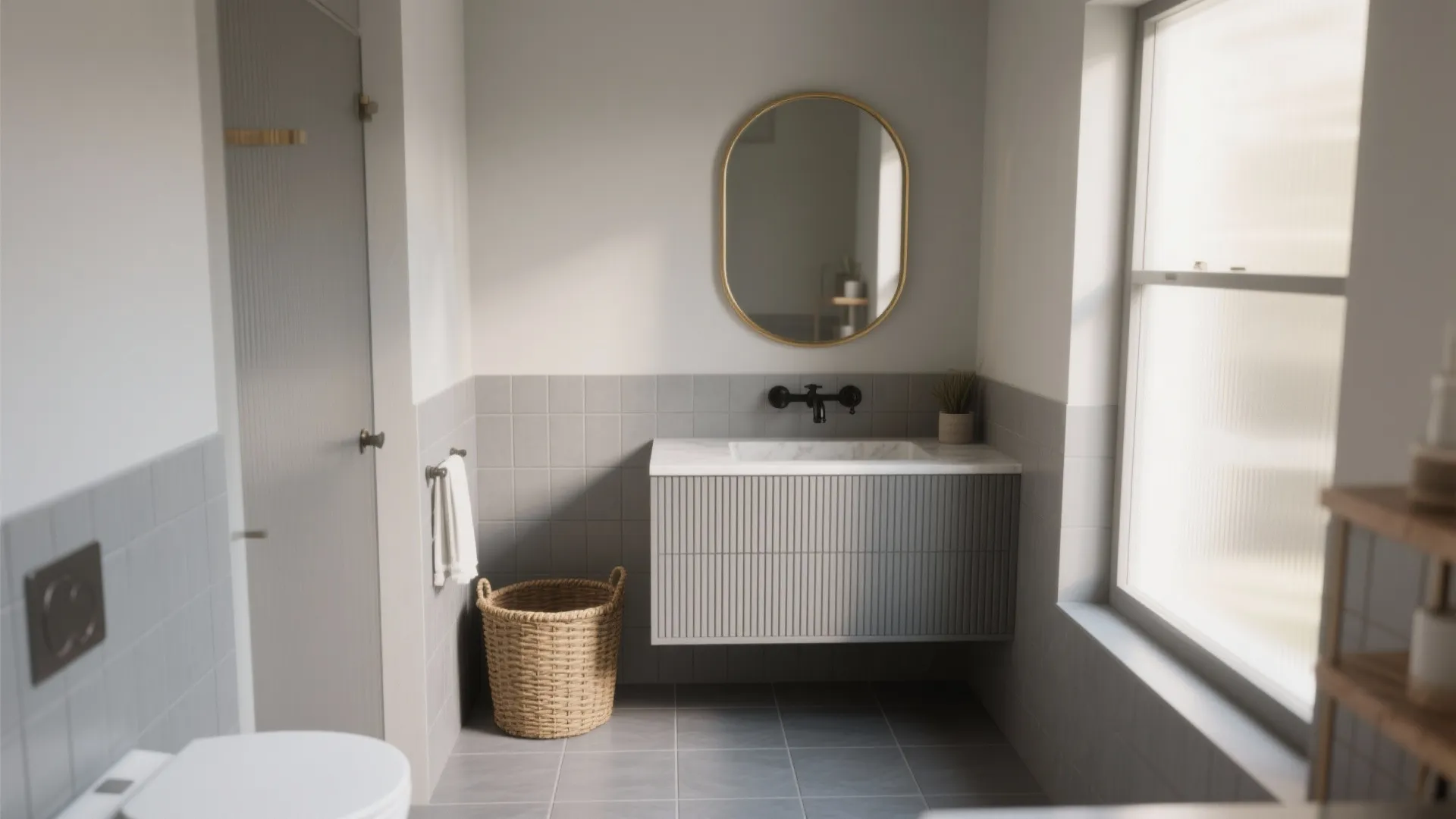 Grey Floor Tile Bathroom Ideas: 5 Inspirations: Practical, stylish bathroom ideas using grey floor tiles—space-saving layouts, color pairings, and pro tips from a designer with 10+ years' experience.