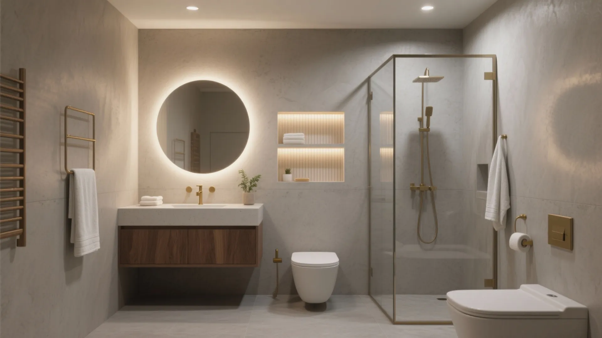 5 Grey Bathroom Designs That Actually Feel Warm: As a senior interior designer, here are my 5 data-backed grey bathroom ideas for small spaces—cozy, practical, and renter-friendly