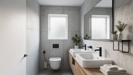 5 Grey Bathroom Wallpaper Ideas