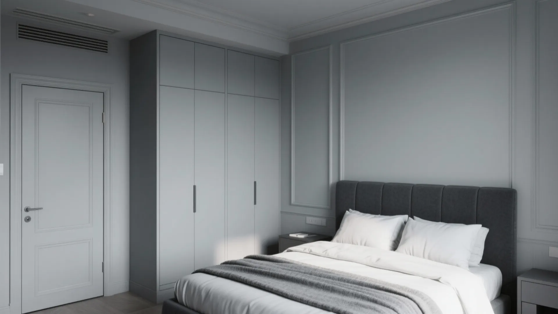 Quiet Monochrome Schemes that Stretch Space