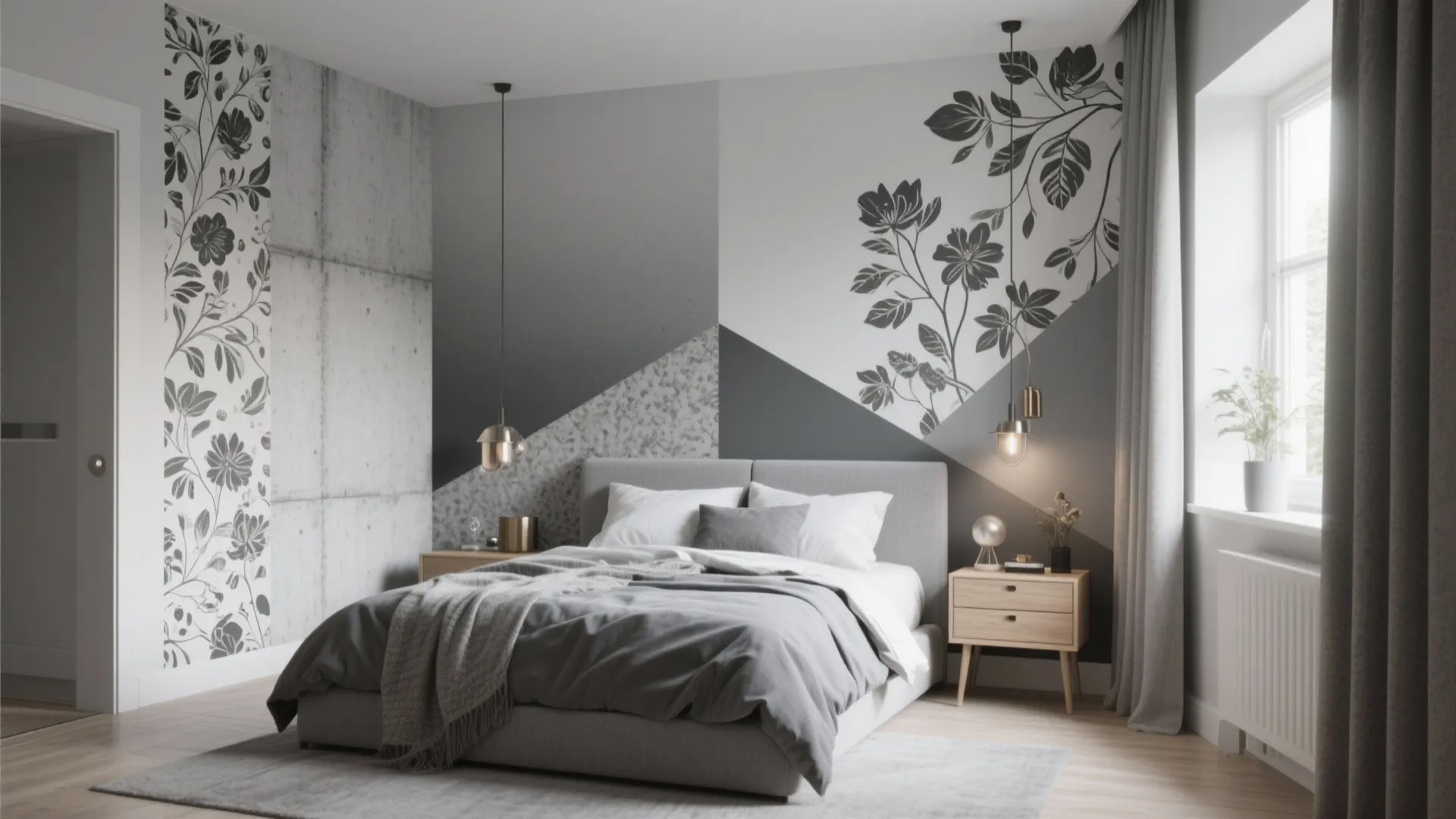 5 Grey Bedroom Wallpaper Ideas: Expert-inspired designs to transform your bedroom with grey tones