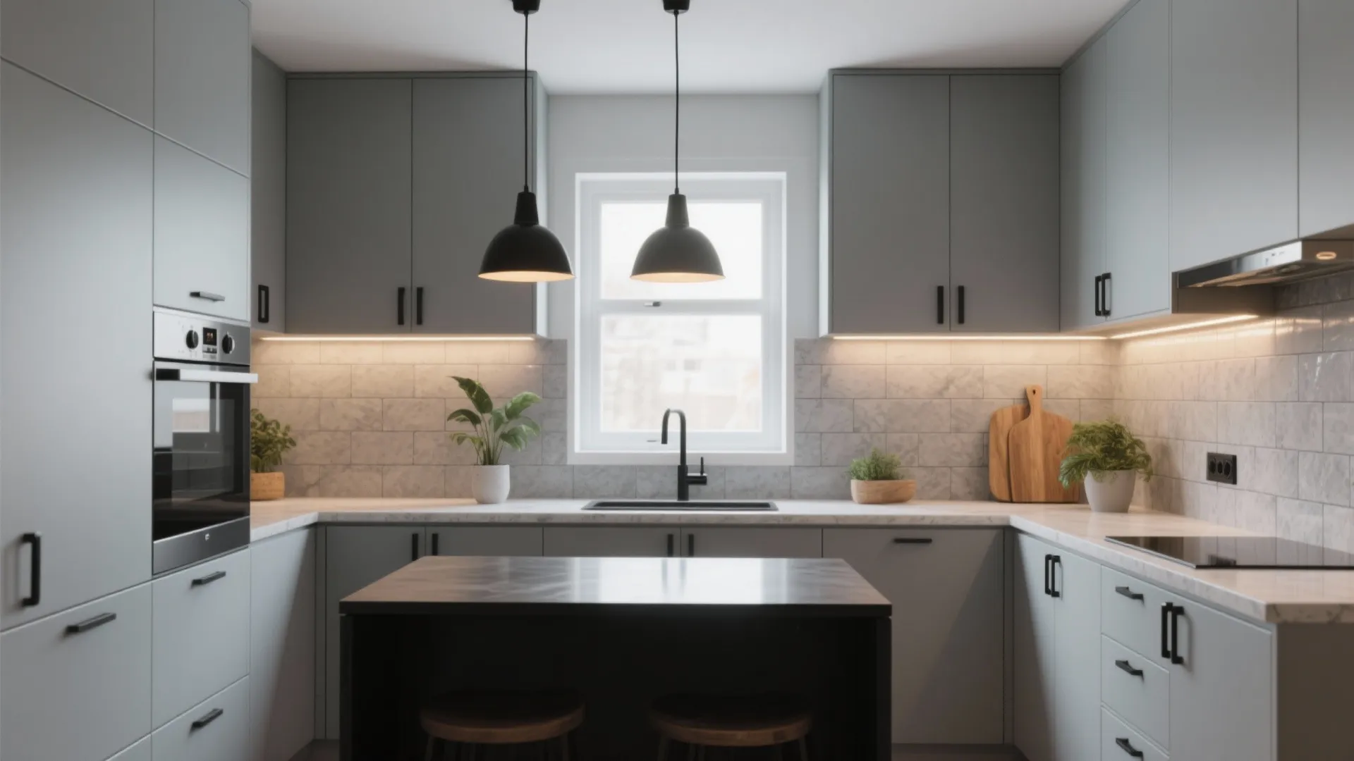 5 Grey Black Kitchen Ideas: Small-space grey and black kitchen inspirations from a 10+ year designer