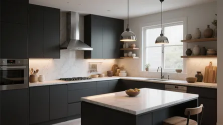 5 Grey and Black Kitchen Ideas