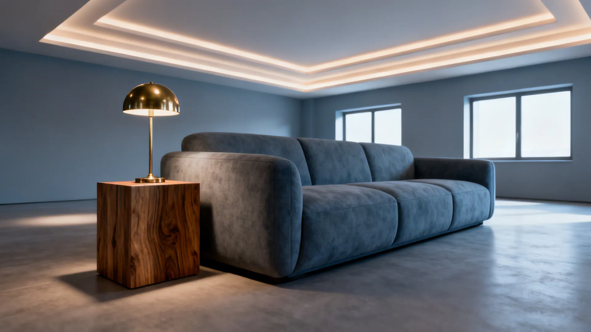 1. Start with a cool grey-blue base