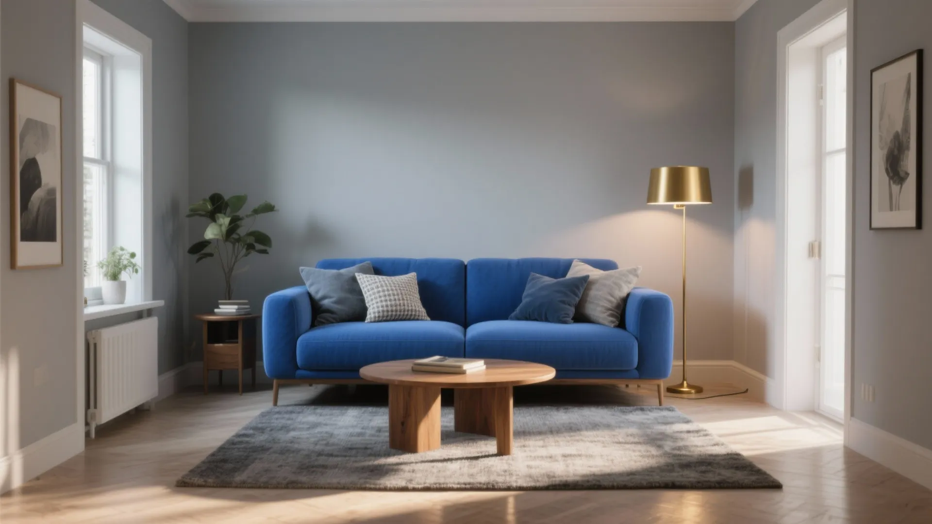 5 Grey and Blue Living Room Ideas: Modern grey and blue living room inspirations I’ve used in real projects