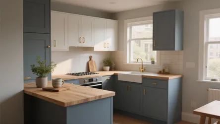 5 Grey Blue Kitchen Ideas for Small Homes