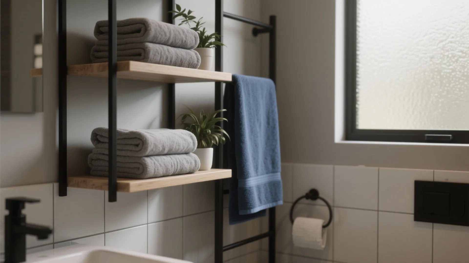5 Creative Ideas for Grey and Blue Bathroom Towels: Stylish ways to use grey and blue towels to elevate small bathrooms with practical tips from a seasoned designer