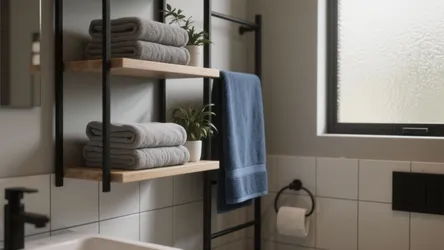 5 Creative Ideas for Grey and Blue Bathroom Towels