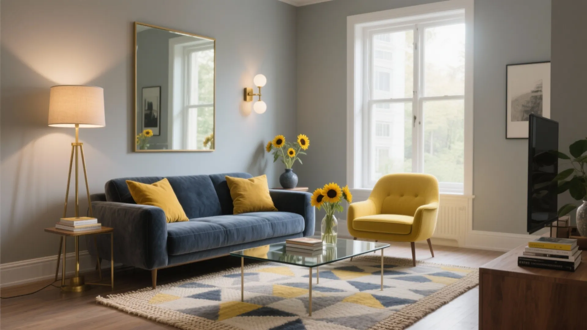 5 Grey-Blue and Yellow Living Room Ideas: Creative small-space strategies to style a grey-blue and yellow living room with practical tips from a pro