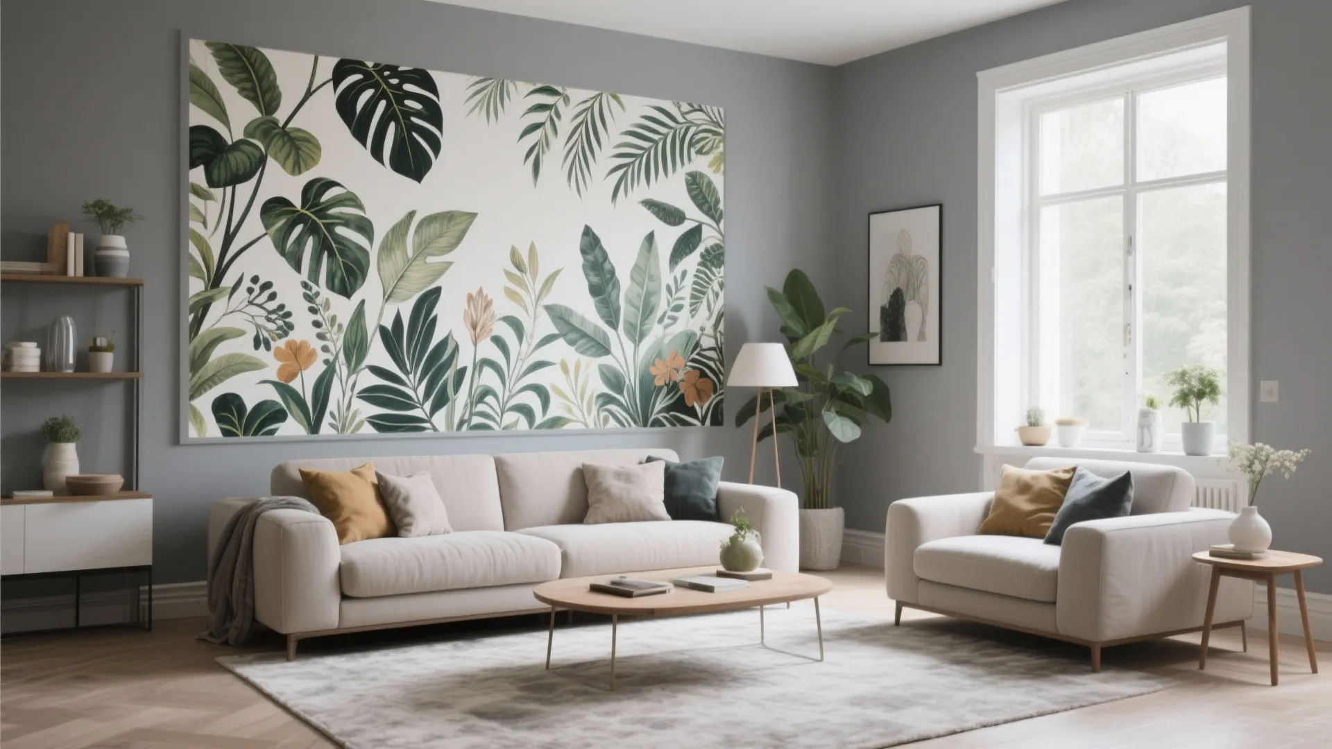 10. Grey with Statement Mural