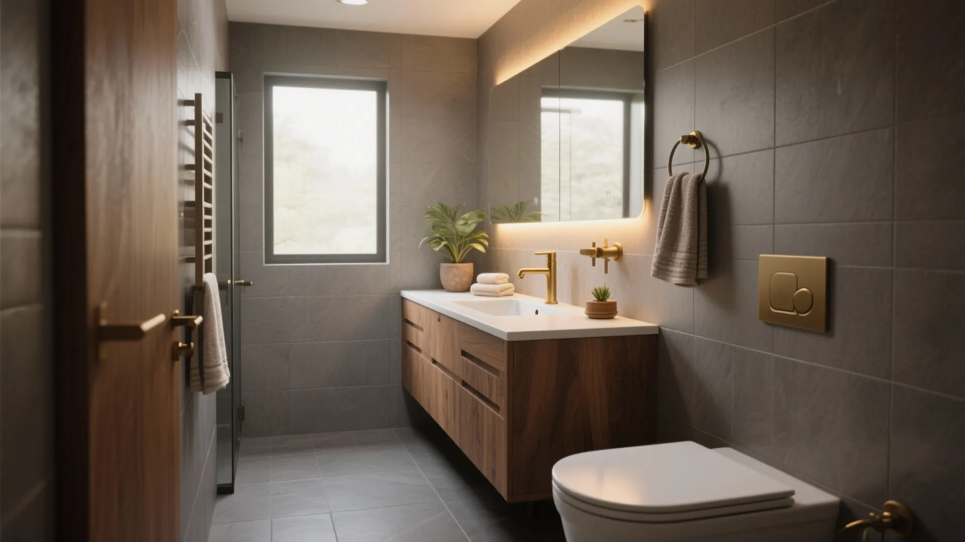 5 Grey and Brown Bathroom Ideas