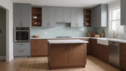 5 Grey and Brown Kitchen Cabinet Ideas