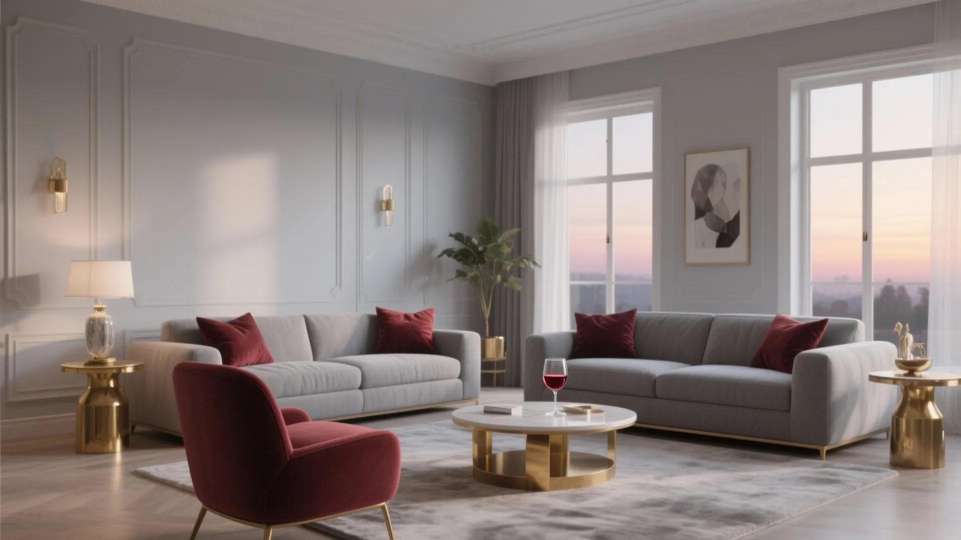 Stylish Grey and Burgundy Living Room Ideas: Transform Your Space with Elegant Color Combinations