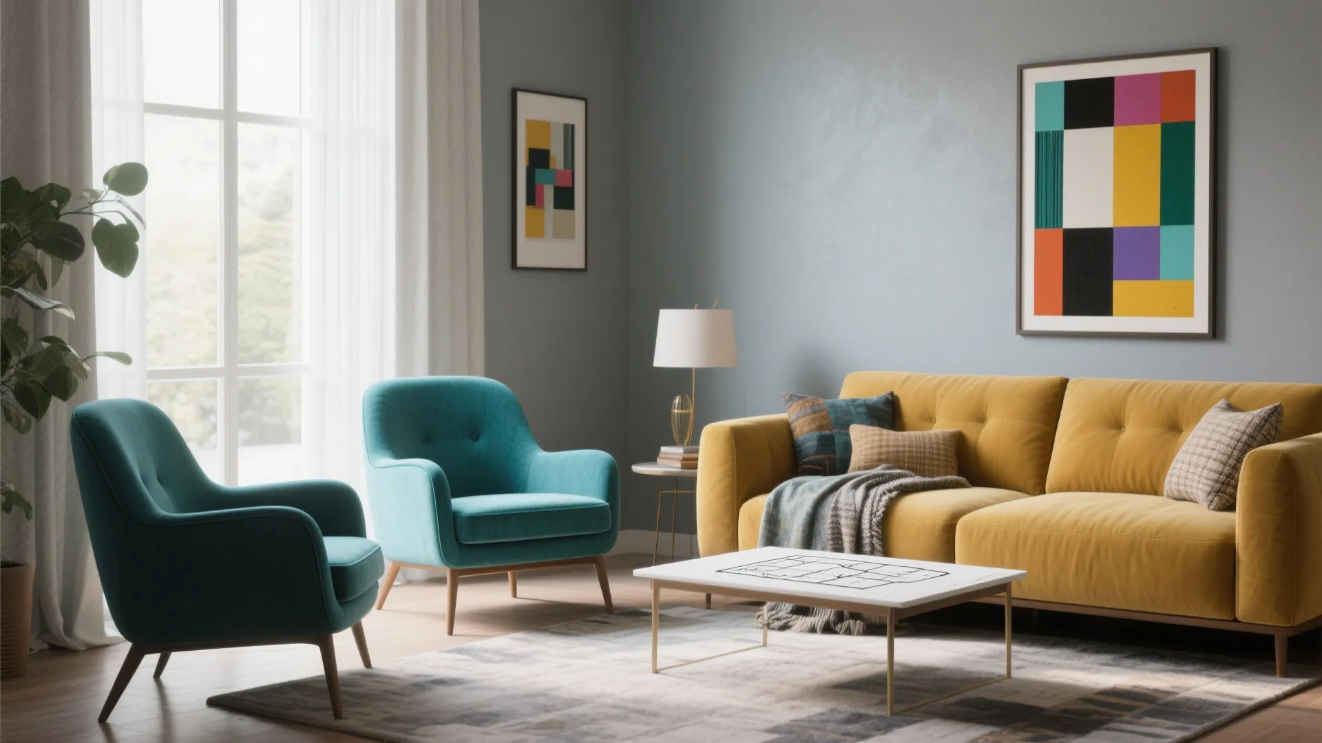 3. Greys as the Ultimate Backdrop for Color Pops