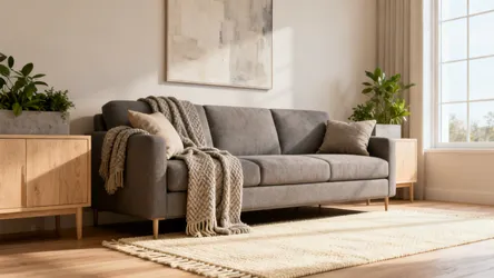 5 Living Room Ideas for a Grey Couch