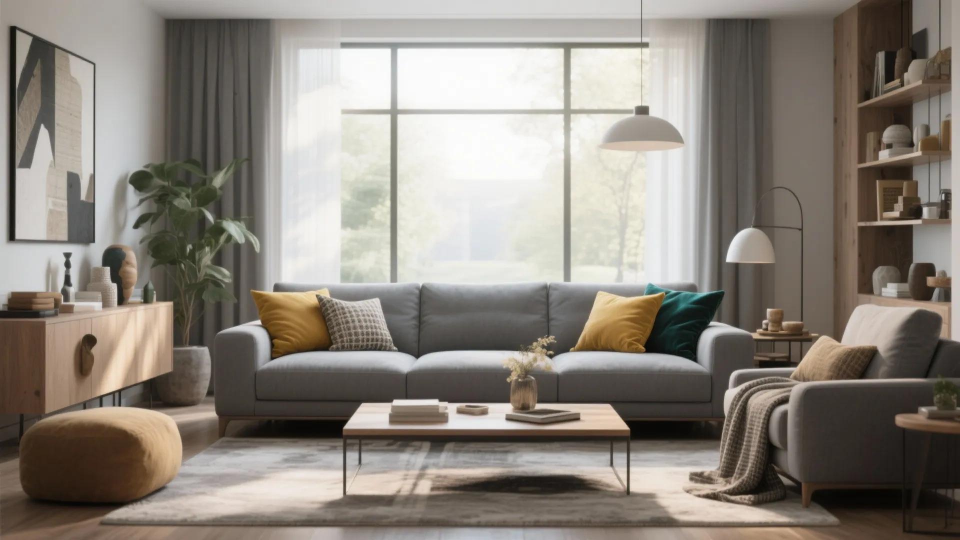10 Living Room Ideas with a Grey Couch